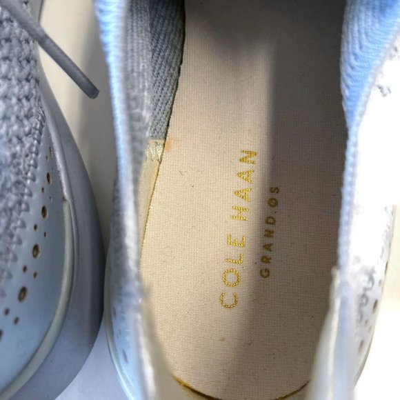Cole Haan Womens Sneaker Knit Grand OS Oxford Blue Size 8.5 - Picture 4 of 8